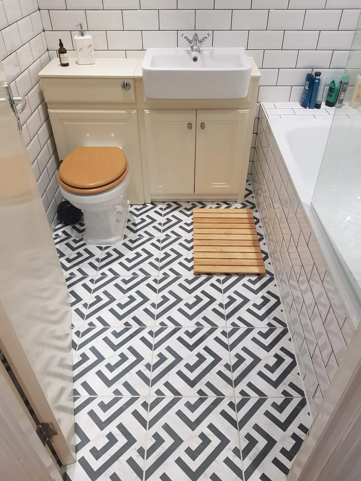 Bathroom renovation with new suite