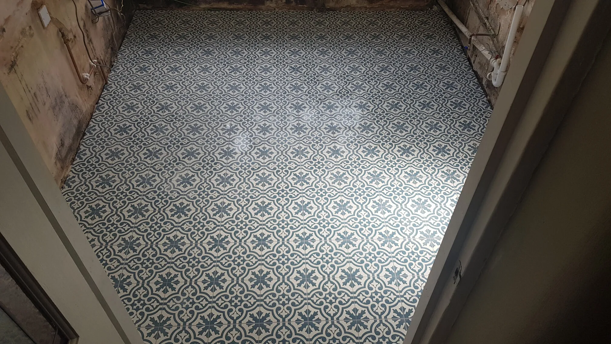Wall and floor tiling completed by Cube Tiling & Bathrooms